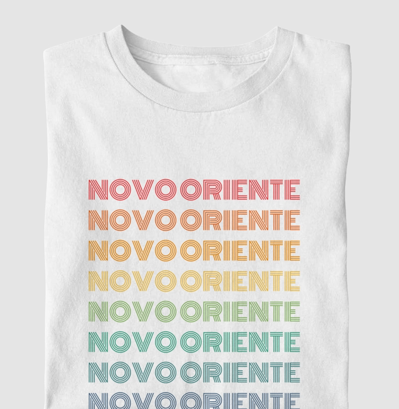Novo Oriente Letreiro Retrô