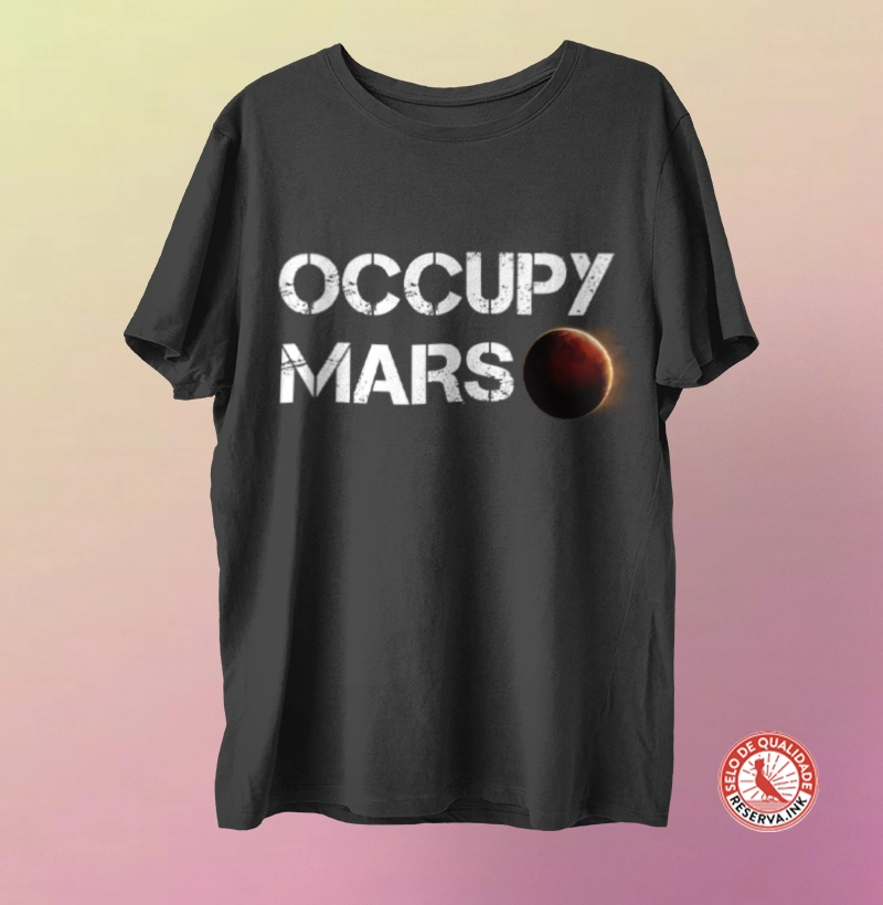 T Shirt Unissex Mars