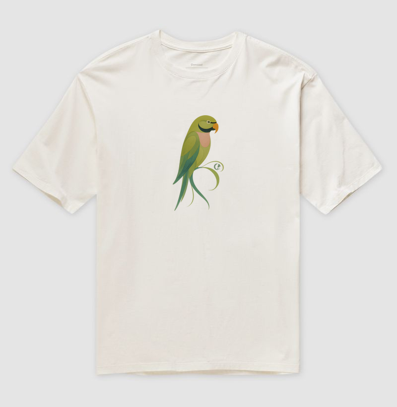 Camiseta Oversized - Moustached em Movimento
