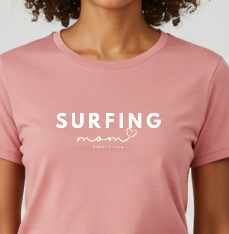 Surfing mom