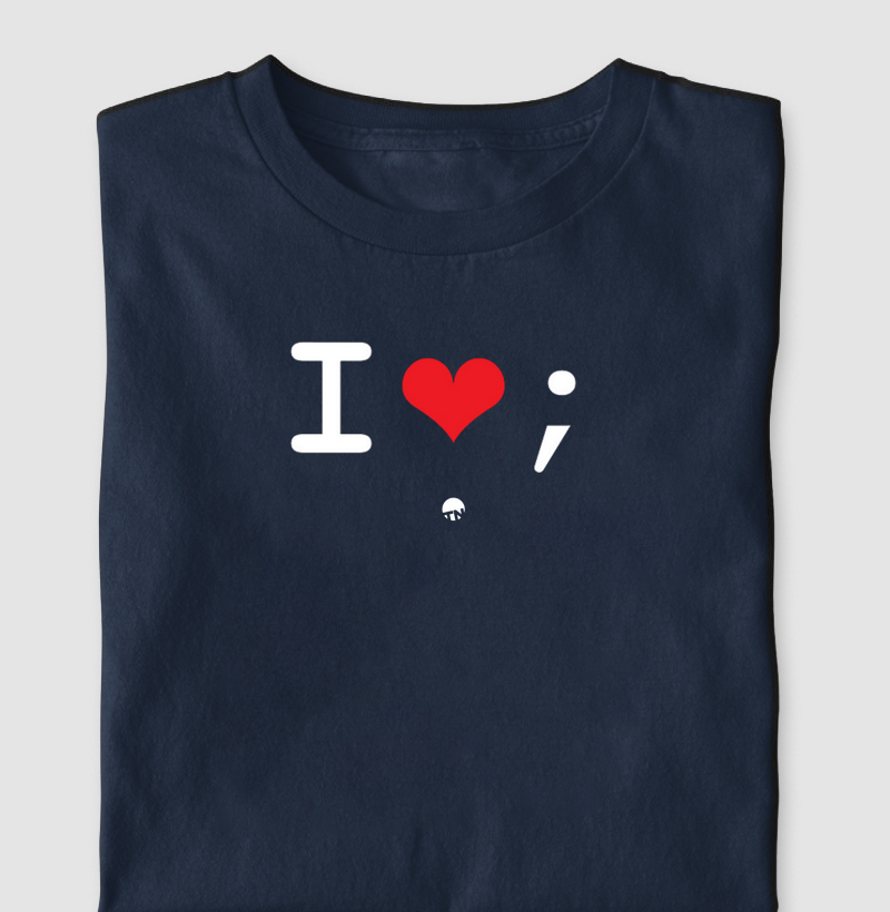 Camiseta Eu Amo ;