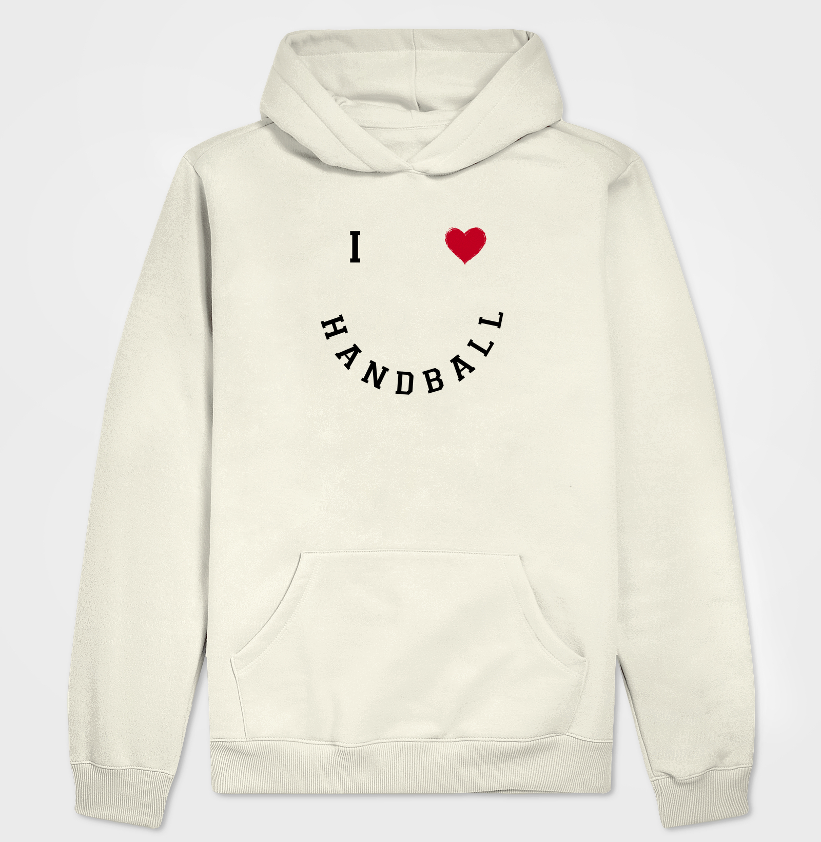 Hoodie Slim de Handebol - I love Handball 