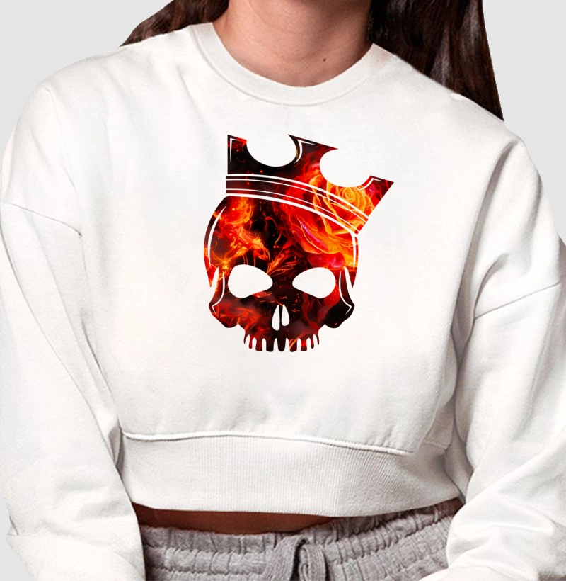Dark Roses Collection #3 - Moletom Cropped