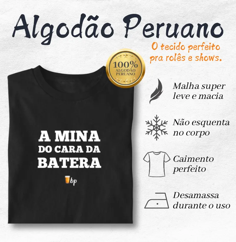 A mina do cara da batera