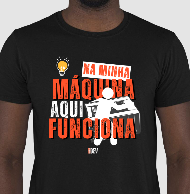 CAMISA NA MINHA MÁQUINA FUNCIONA