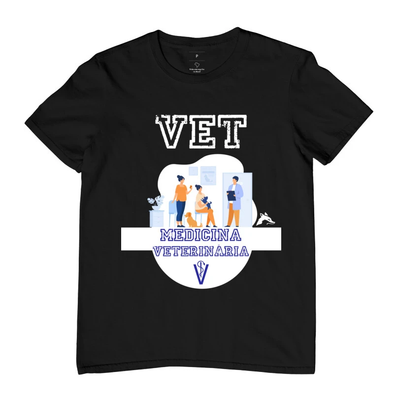 Camiseta Tshirt Medicina Veterinária 0124