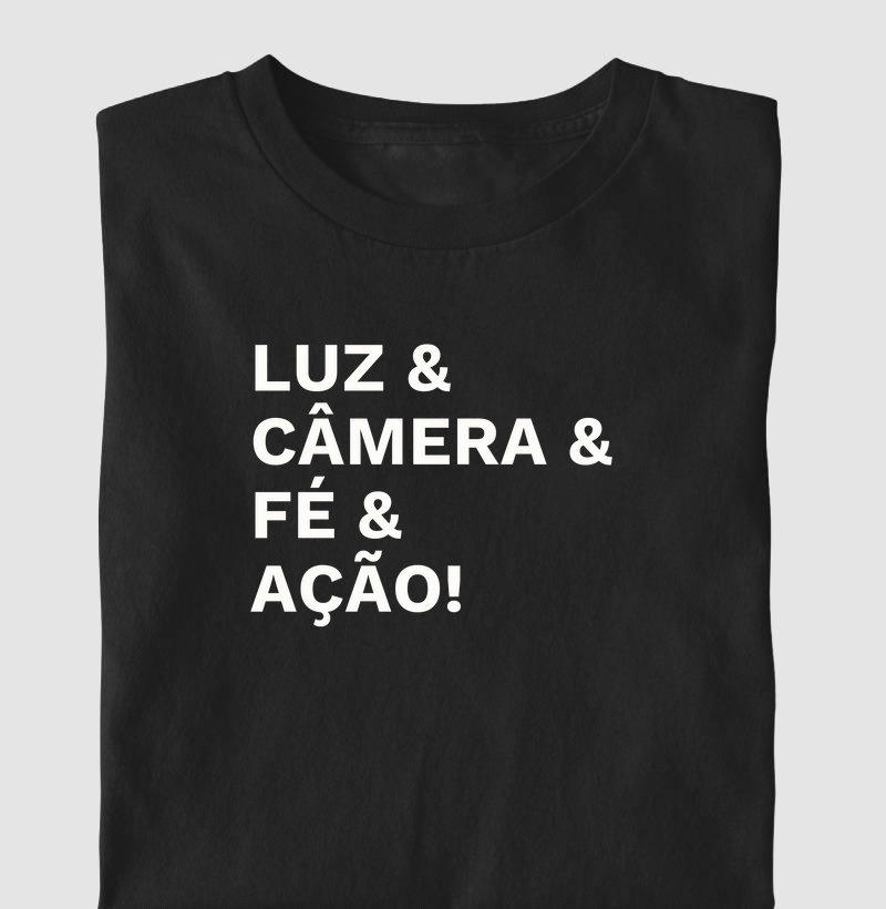 Luz, câmera, fé e ação