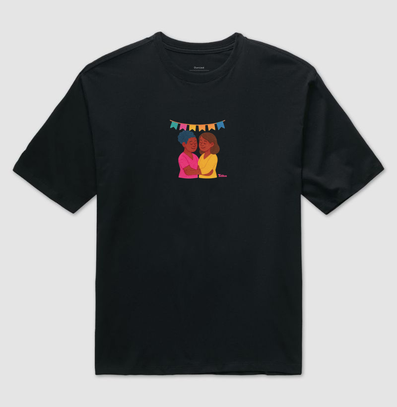 Camiseta Oversized "casal L" 2