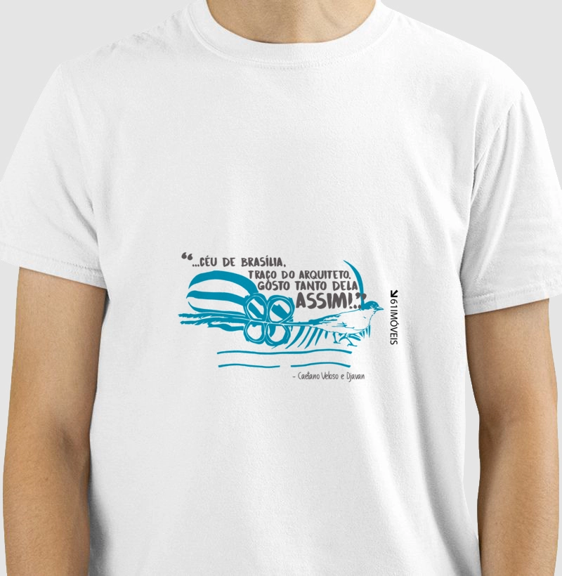 Camiseta '' Céu de Brasília ''