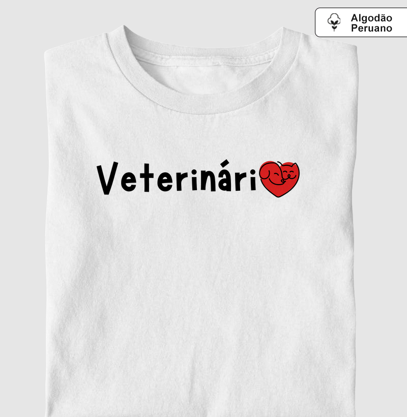 Medicina Veterinária, label e coração (VET)