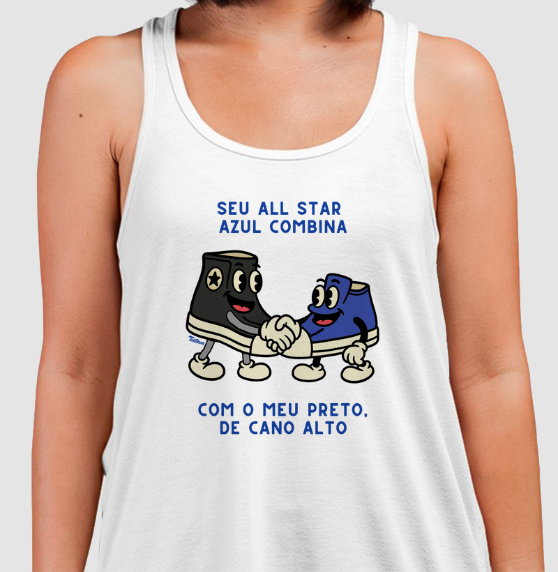 Regata branca "all star"