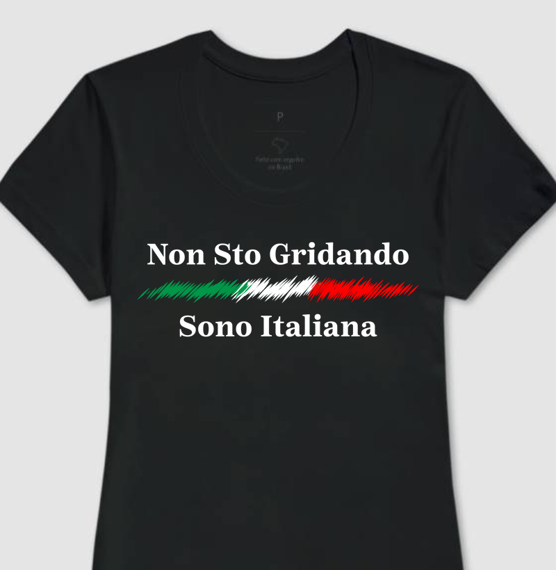 Non Sto Gridando, Sono Italiana