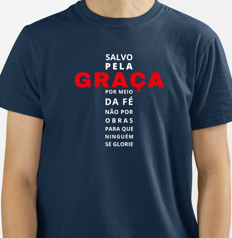 Camiseta Efésios 2:8-9