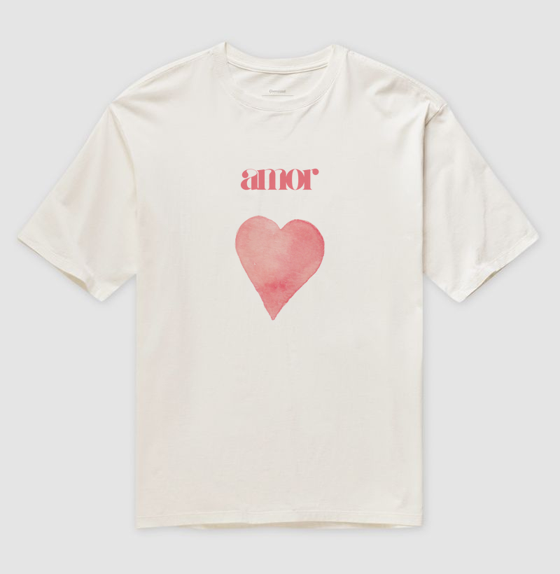 Oversized Unissex Amor 