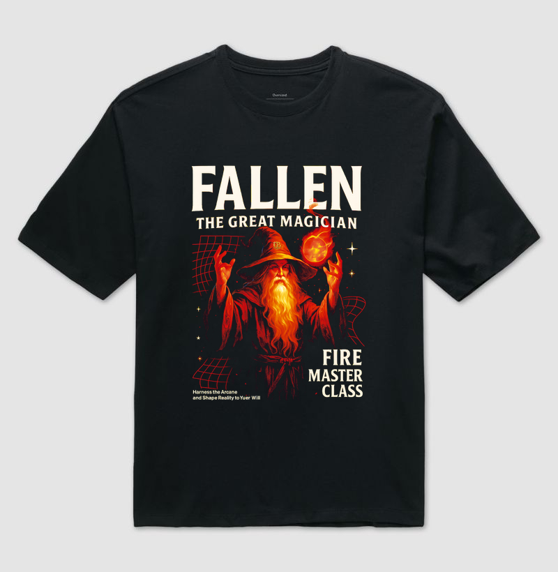 100% Algodão Oversized - Fallen: The Great Magician