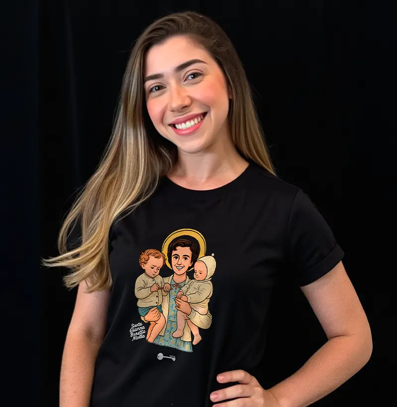 Camiseta -  Santa Gianna