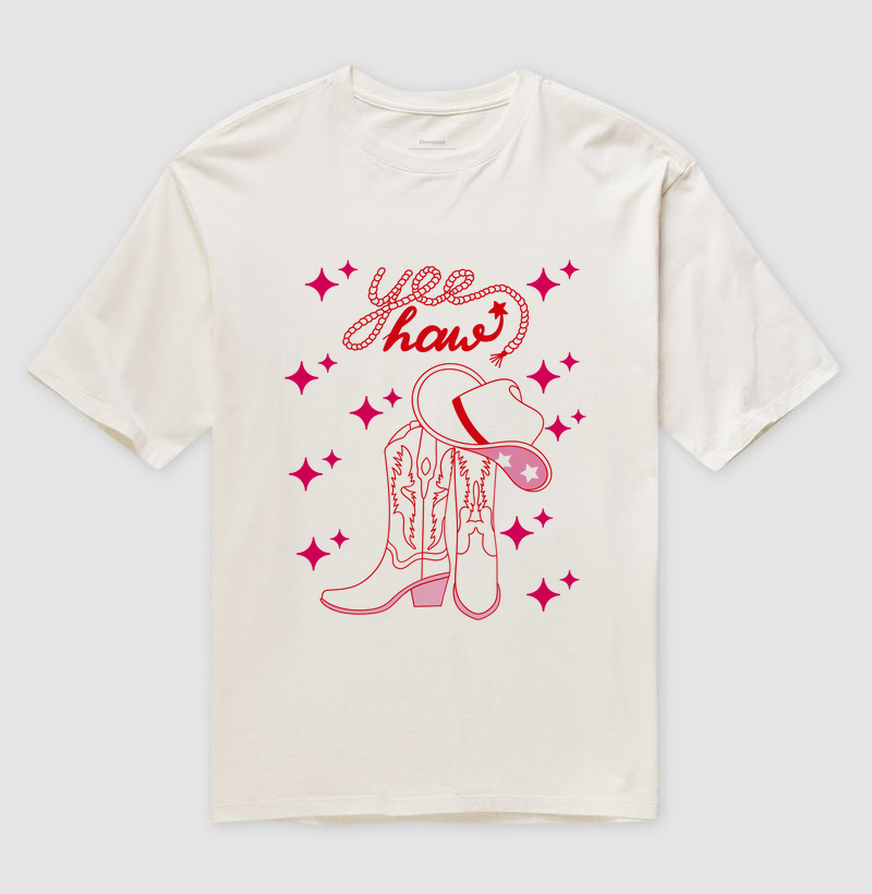 Camiseta Oversized - Moda Cowgirl