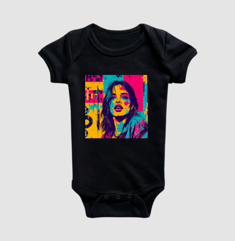 Retrato Explosão de Cores