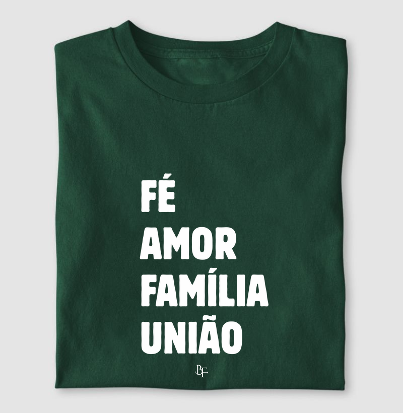 FÉ AMOR FAMÍLIA UNIÃO