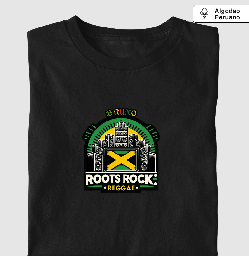 Camiseta Algodão Peruano BR00028 Roots Rock Reggae V1