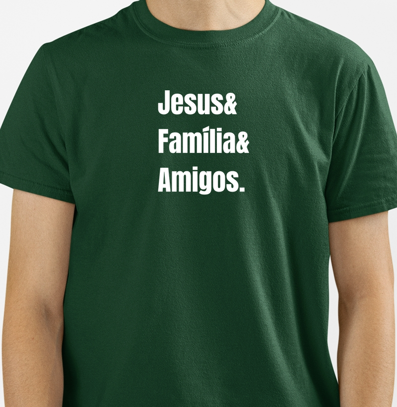 JESUS, FAMÍLIA E AMIGOS.