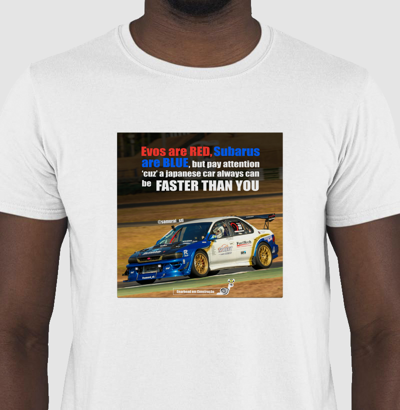 Camisera - JDM Evos are RED, Subarus are Blue