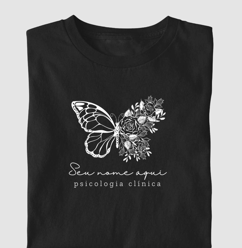 Camiseta de psicologia com seu nome