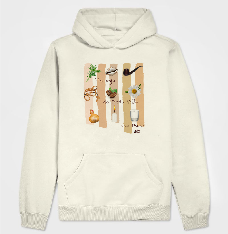 Hoodie Moletom Mironga de Pretos Velhos Maria Patuá
