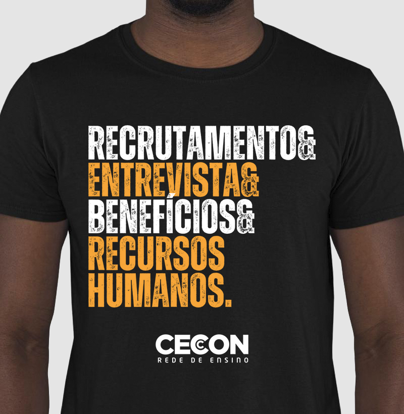 Camisa Recrutamento e RH Cecon