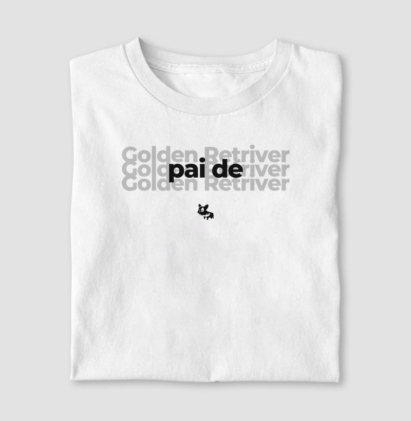Camiseta Pai e Mãe de Golden