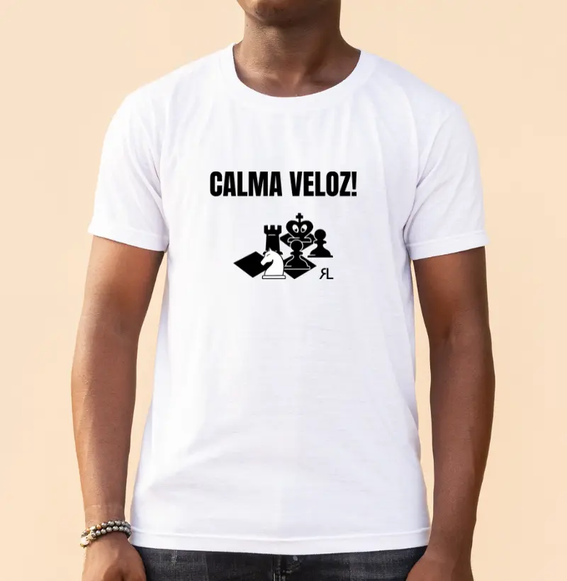 CAMISETA - Calma Veloz! - Modelo 2
