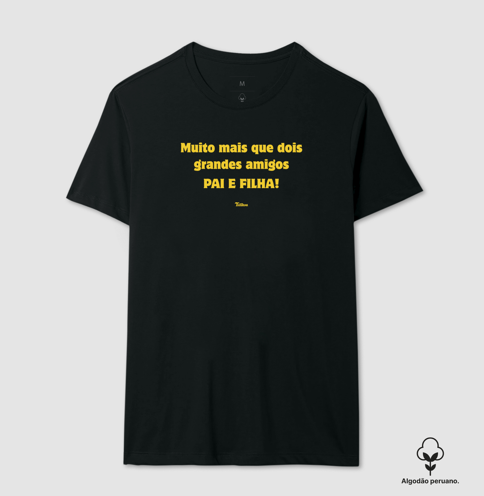 Camiseta de Algodão Peruano "Pai e filha"