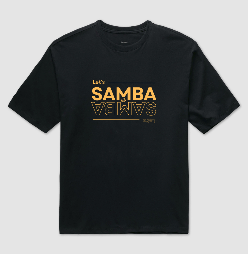 Let's Samba | Oversized | Laranjado