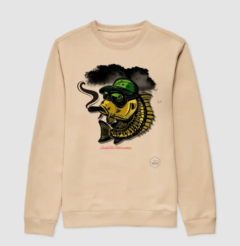 SMOKING FISH SUÉTER