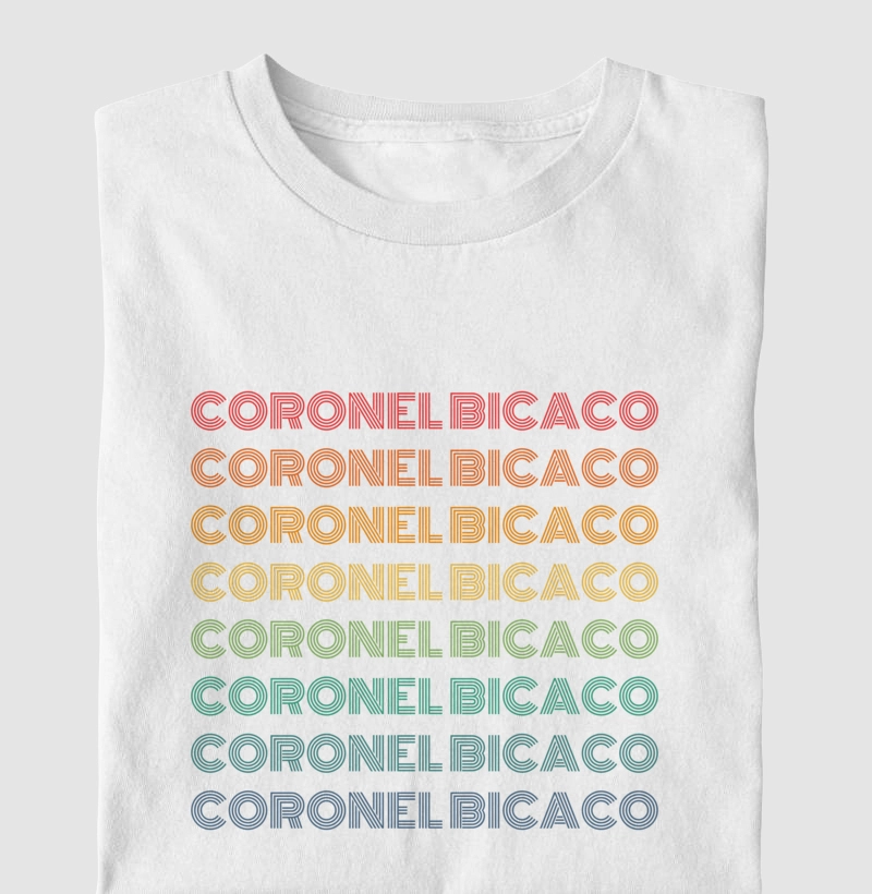 Coronel Bicaco Letreiro Retrô