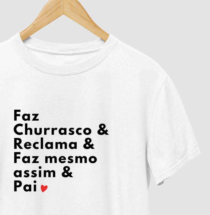 Camiseta dia dos Pais 