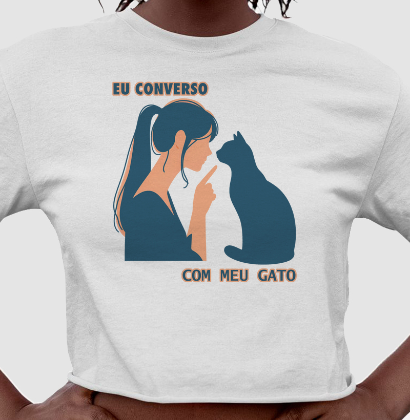 EU CONVERSO COM MEU GATO FEM.