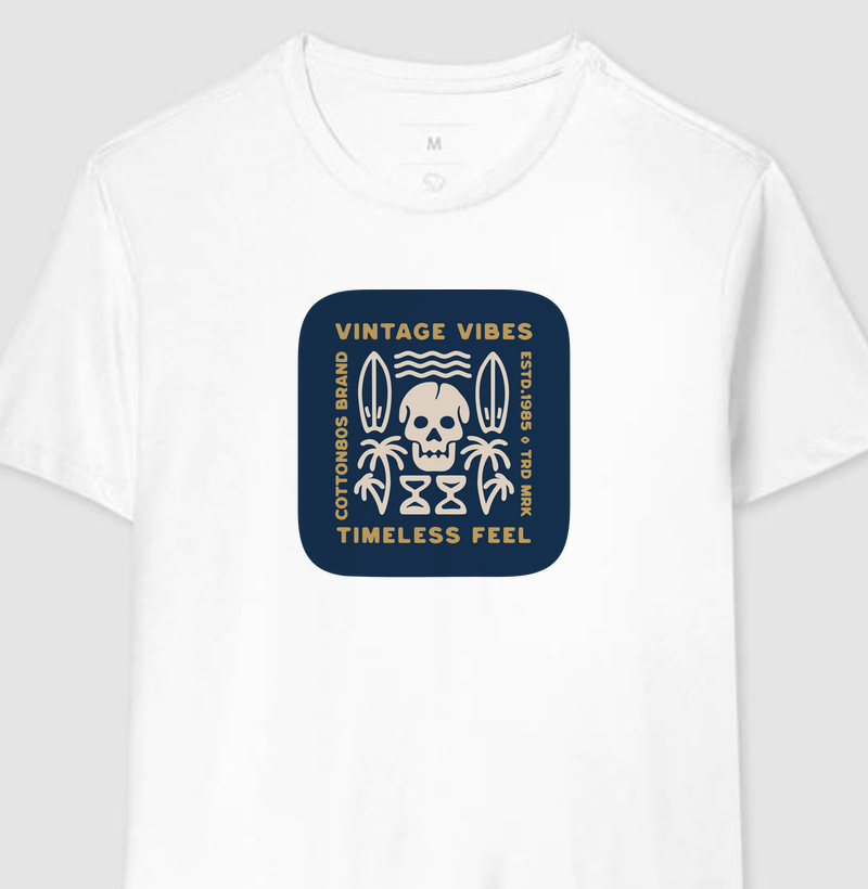  Cotton 80'S Classic 💀 Vintage Vibes BB