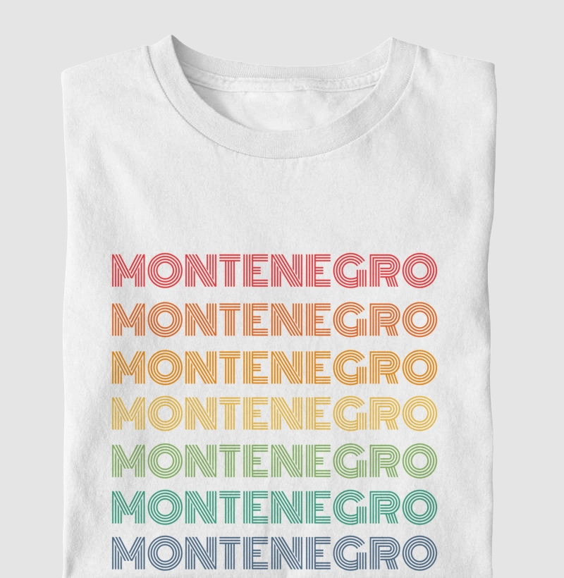 Montenegro Letreiro Retrô