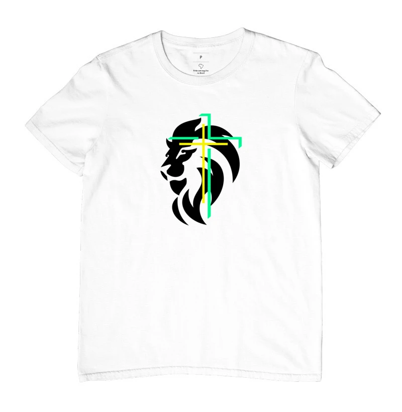 Camiseta Cruz e Leão 