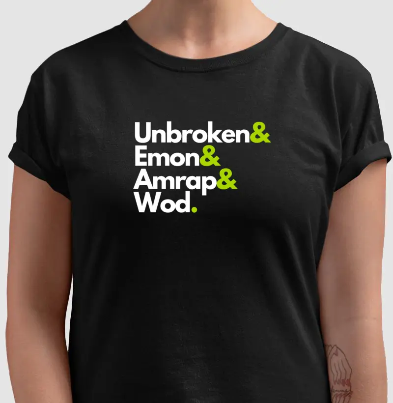 Camiseta tipos de Wod