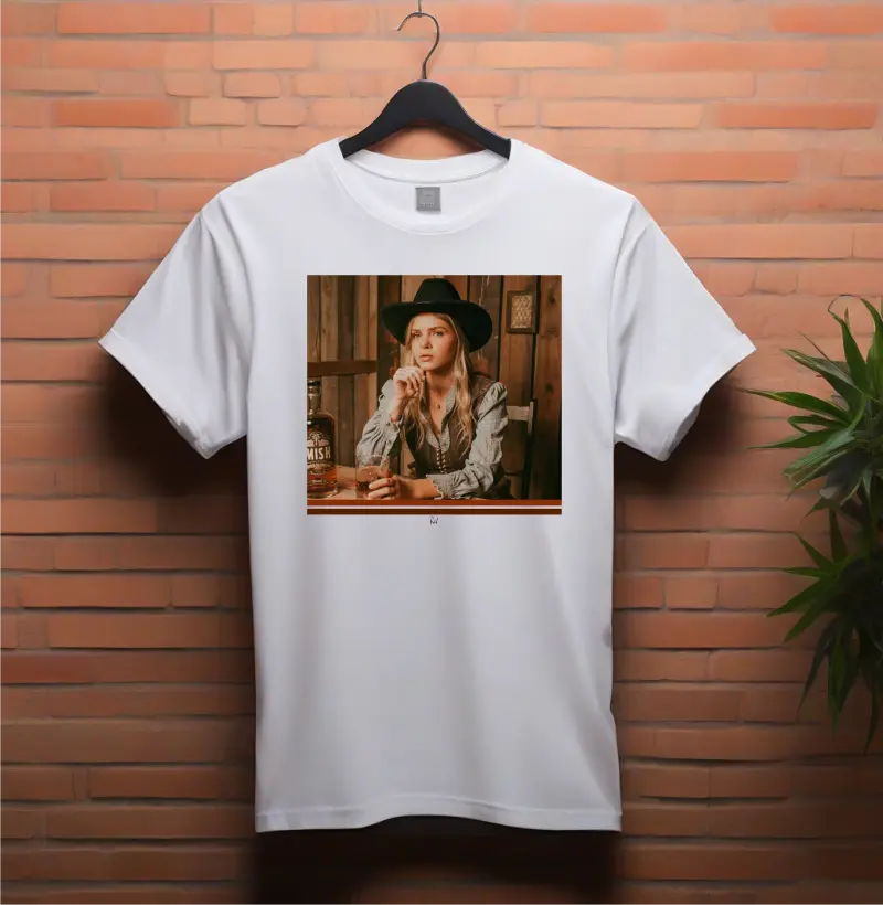 Mulher Bebendo Whisky