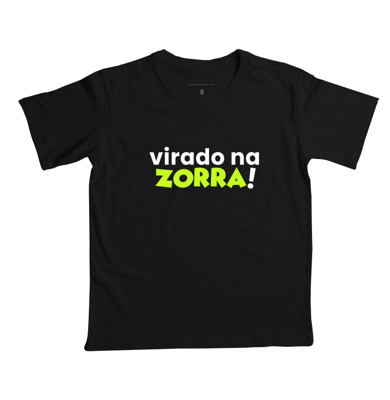 Camiseta Menino virado na zorra
