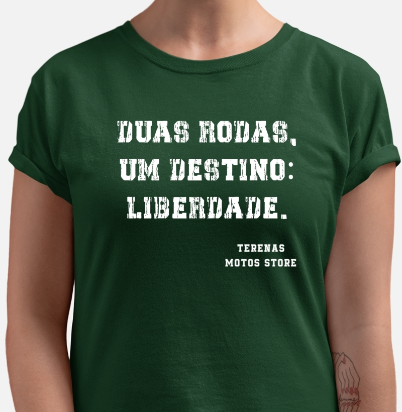 Baby look - Duas rodas e um destino