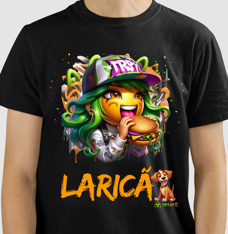 Camiseta Estampada Try Afú: Autenticidade e Estilo com Estampa Exclusiva "Laricão"