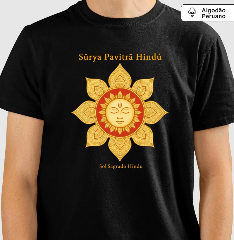 Sol Sagrado Hindu (algodão peruano)