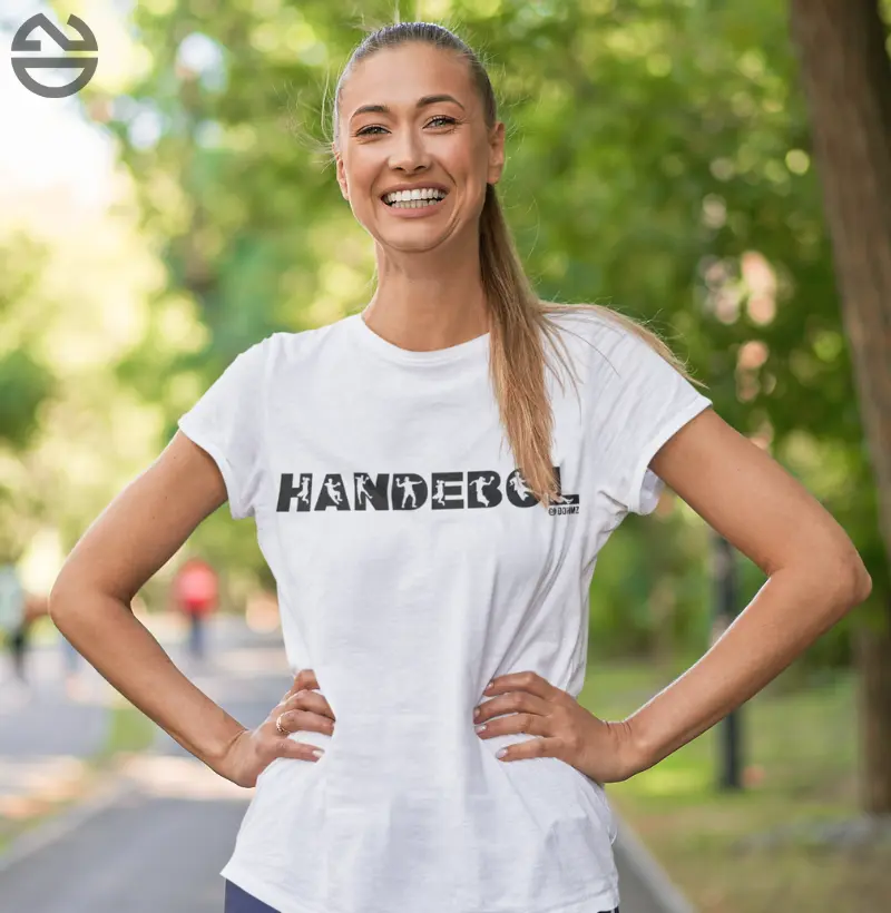 Camiseta de Handebol com jogadores fem.