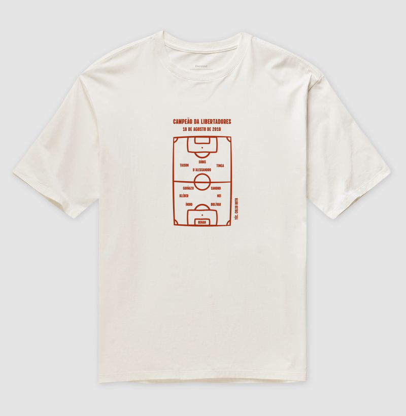 Camiseta Oversized Libertadores 2010