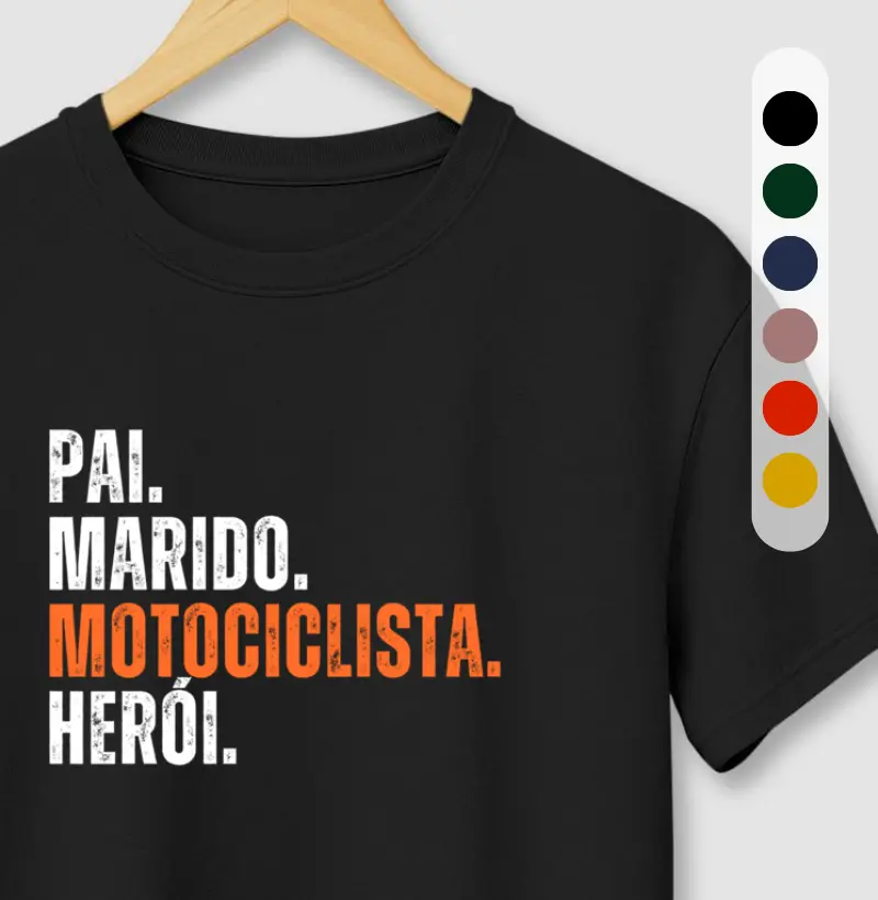 Pai. Marido. Motociclista. Herói.
