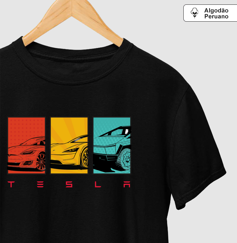 Tesla Colors - Black T